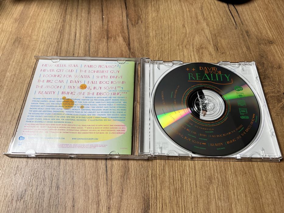 David Bowie Reality CD Sony Music 2003