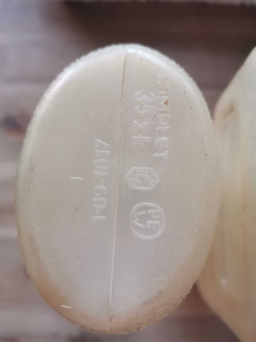 Plastikowy buklak, bidon PRL  2szt