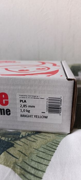 Filament Devil Design żółty 1kg