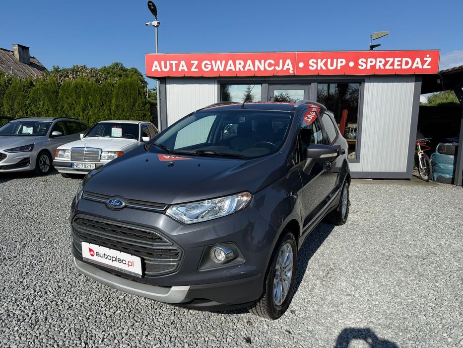 Ford EcoSport ZAREJESTROWANY.Klimatronic, Halogeny, Parktronic, Zestaw gł.  Servis !