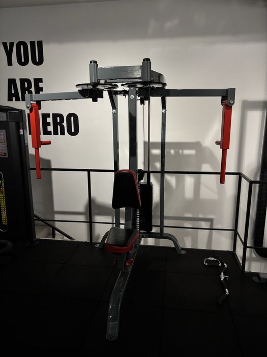 Тренажери RN Sport базовий набір: кросовер, жим ногами, комбіновані