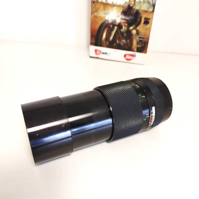Teleobiektyw Expert 200mm 1:3,5 mocowanie KONICA AR made in Japan Ornitolog