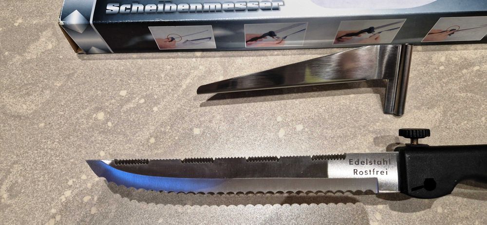 Nóż do chleba Scheibenmesser, nowy, nie uzywany