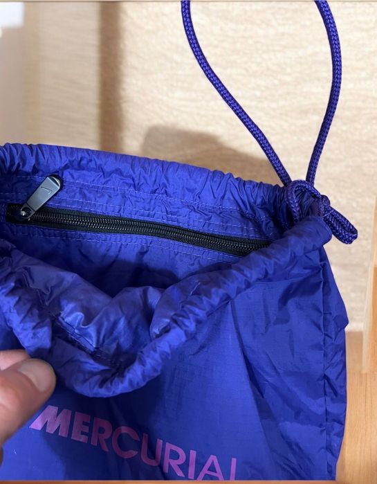 Nike Mercurial fioletowy plecak worek trening siłownia