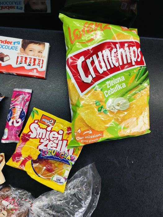 Mix słodycze chipsy Rafaello Kinder chocolate bueno