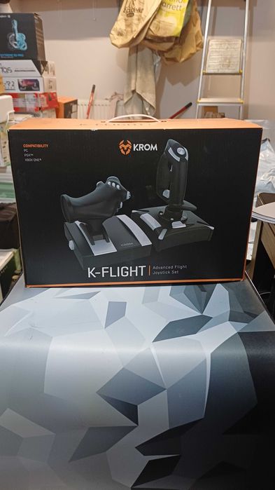 Krom K-FLIGHT zestaw joysticków do symulatorów lotu 16 przycisków