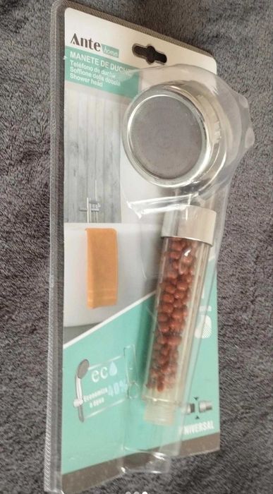 Manete de duche Anti calcário Jato Spa e filtro