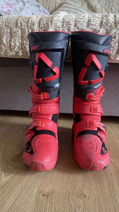 Buty moto cross leatt 4.5 czerwone 42