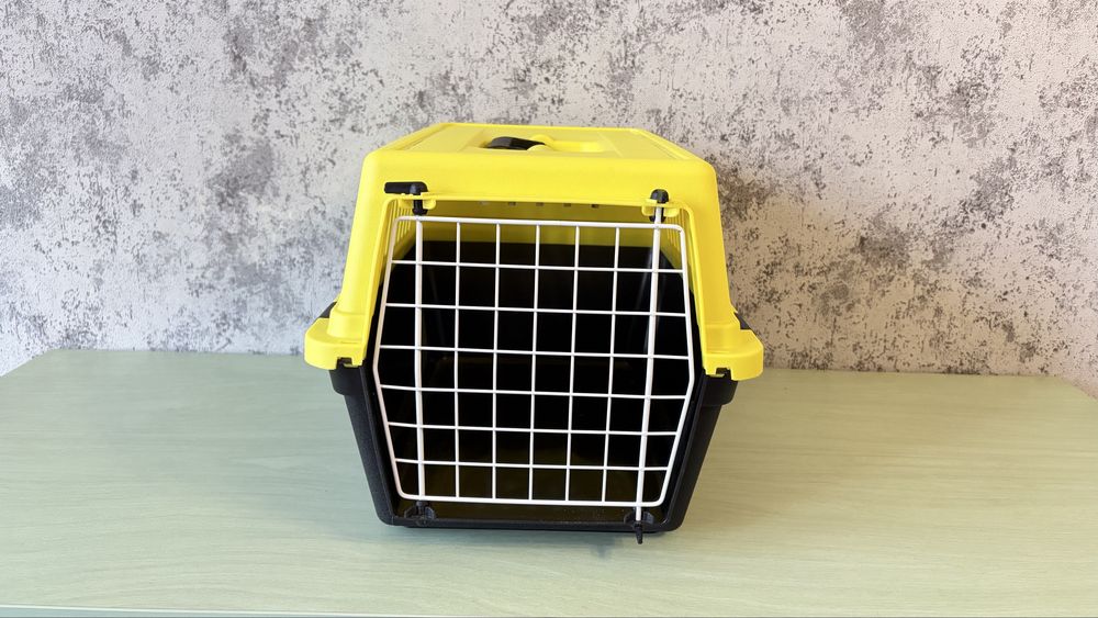 Переноска для котів та собак Ferplast Atlas El Fluo 10 32,5x48x29 см max 5 кг Жовта