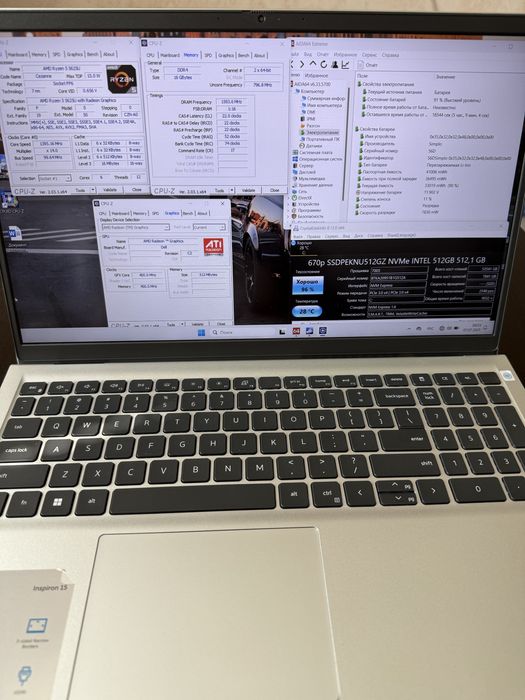 Dell inspiron 15 3525 Touch/Ryzen 5 5625 /16GB/512GB SSD/ Як новий