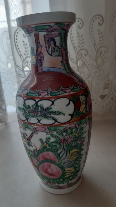 Jarra antiga porcelana chinesa mandarim