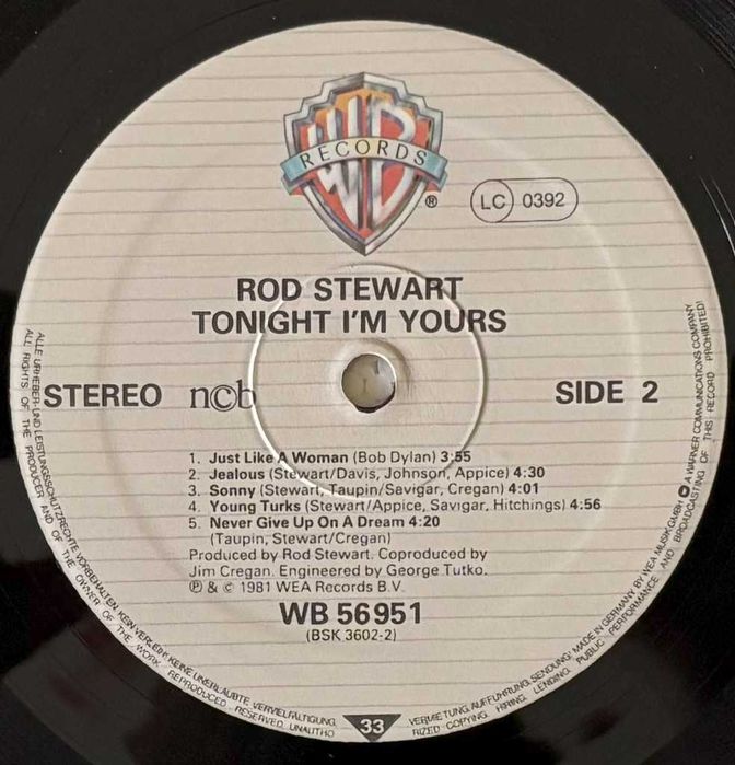 Rod Stewart – Tonight I'm Yours