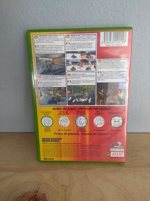 Xbox Original Jogo Furious Karting