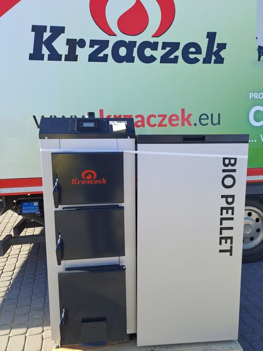 Piec Kocioł KRZACZEK SKP BIO 16 kw pellet, 5 KLASA automatyczny