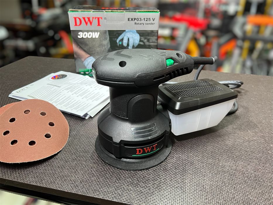 Шлифмашина эксцентриковая DWT EXP03-125 V с регулировкой скорости