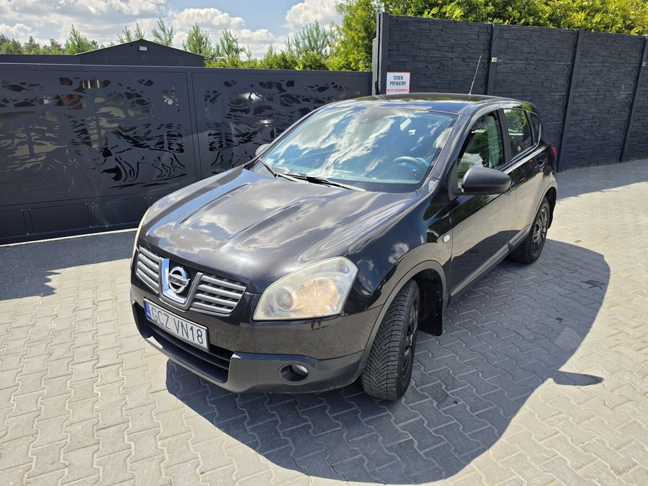 Nissan Qashqai 2008r 2.0Diesel Czarny z Panoramą Zadbany