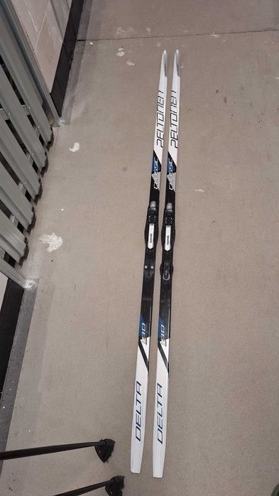 Narty biegowe biegówki Peltonen 190, Buty Fisher 41, Kijki Italbastoni