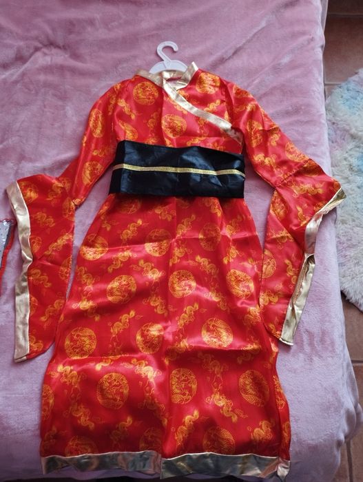 Fato de carnava de chinesa