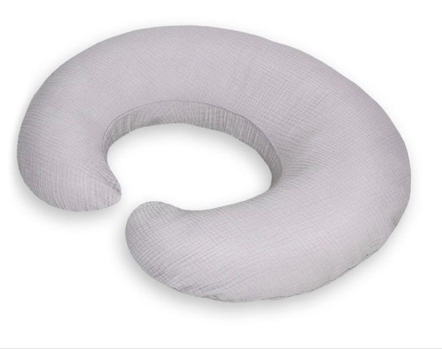 Rogal Poduszka do Karmienia Muślin Szara