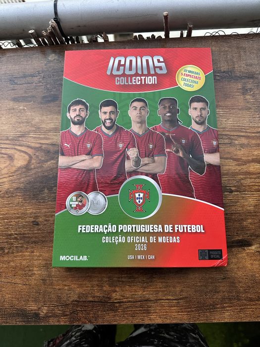 Caderneta com moedas prata de selecao para venda