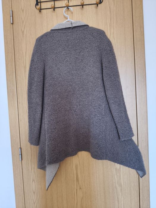 Casaco lã sem botões