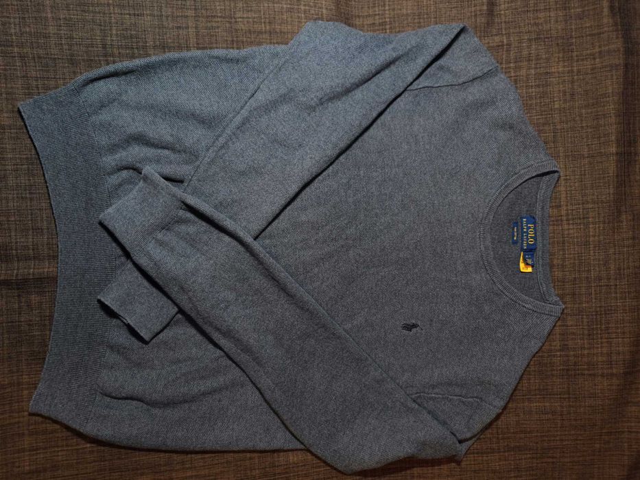 Свитер Polo Ralph Lauren Textured Cotton neck Dark Grey Heather