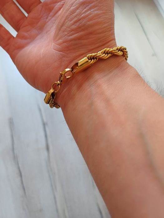 Pulseira dourada Twobrothers