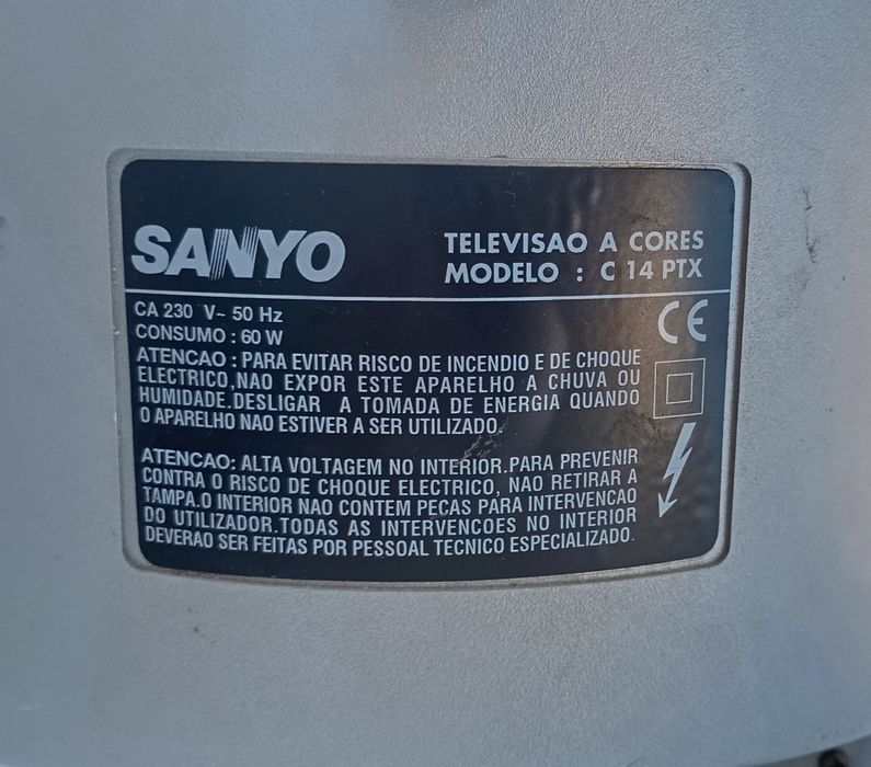 Televisão a cores Sanyo