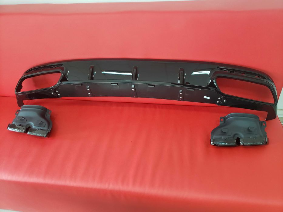 диффузор 63 amg s coupe w217 c217 a217 Юбка заднего бампера