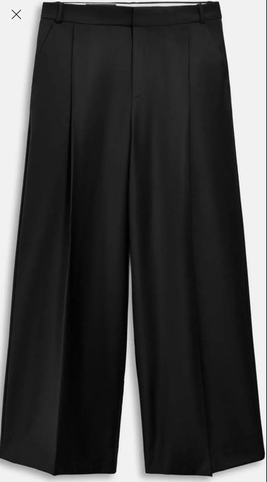 Брюки ZARA зі змішаної тканини, розмір L (нові)