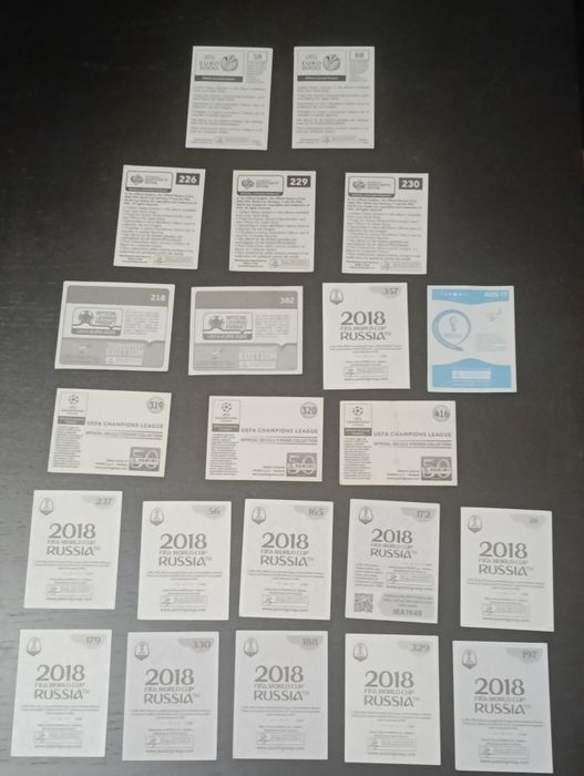 Lote de 22 cromos diversos ( várias coleções)