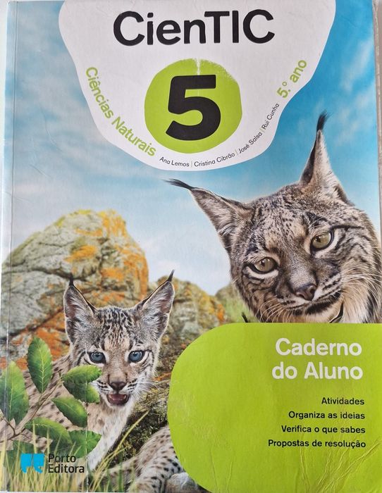 Livro escolar de Ciências Naturais do5° ano