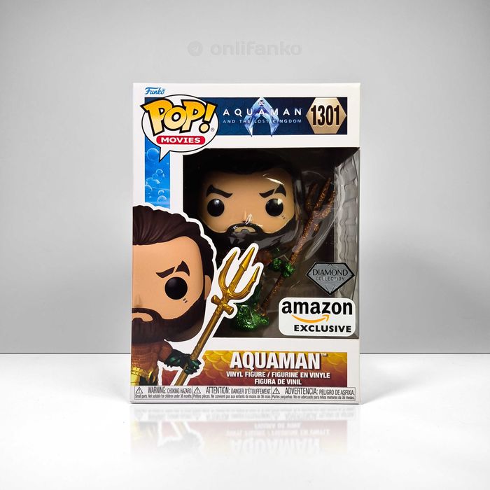 Funko POP: Aquaman 1301 Diamond (DC) + захисний протектор