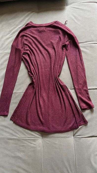 Aeropostale S 36 bordowy kardigan #aeropostale #usa #kardigan