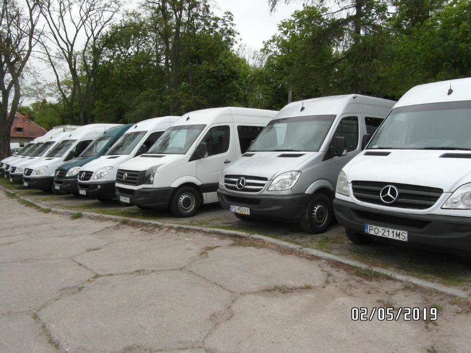 Wypożyczalnia samochodów dostawczych Poznań od 250zł doba brutto