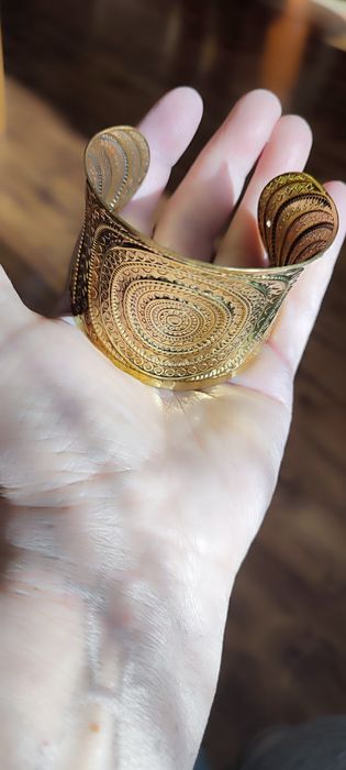 Bransoletka 18k, otwarta