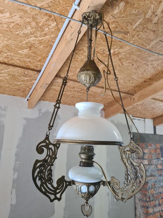 Lampa antyk mosiadz