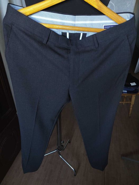 Джинсы брюки Charles Tyrwhitt wool trousers Англия w36 dark grey.