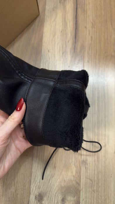 Ботфорти 38 р. на флісі