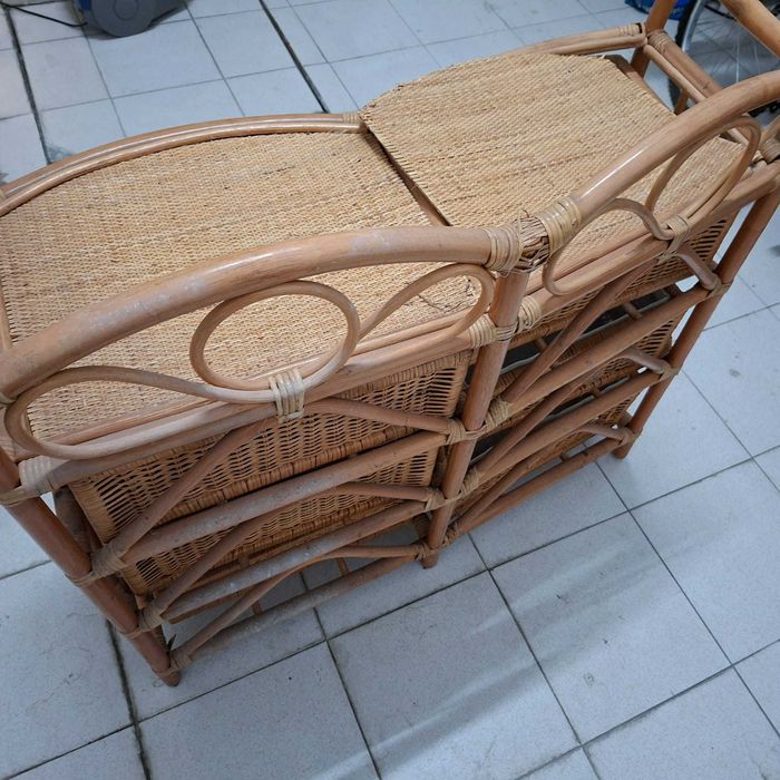 Móvel Arrumação Aparador Cómoda de Verga Palhinha Artesanato