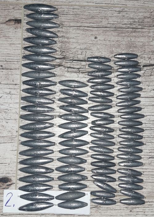 Ciężarki-oliwki z igielitem Robinson 12g, 10g, 6g,