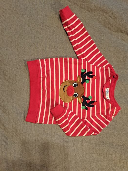Bluza świąteczna z reniferem 80