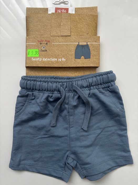 Nowe szorty dziecięce Baby Bear Leon rozm74-80