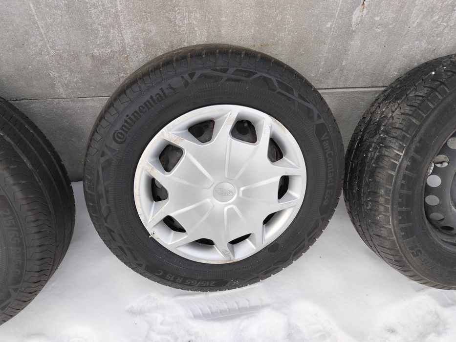 Koła felgi  stalowe 15' 5x160 z oponami 215/65 R15 Ford Transit