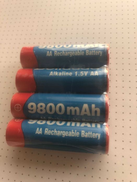 Pilhas AA Recarregaveis 1.5v com 9800mah