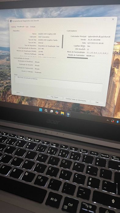 Portátil Acer Swift - PRONTO A USAR