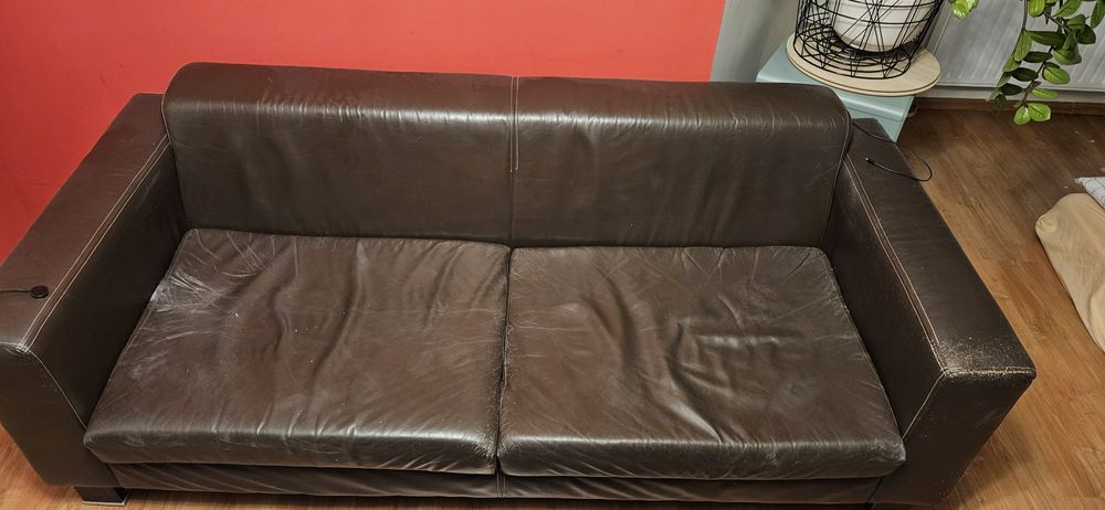 Oddam skórzany zestaw