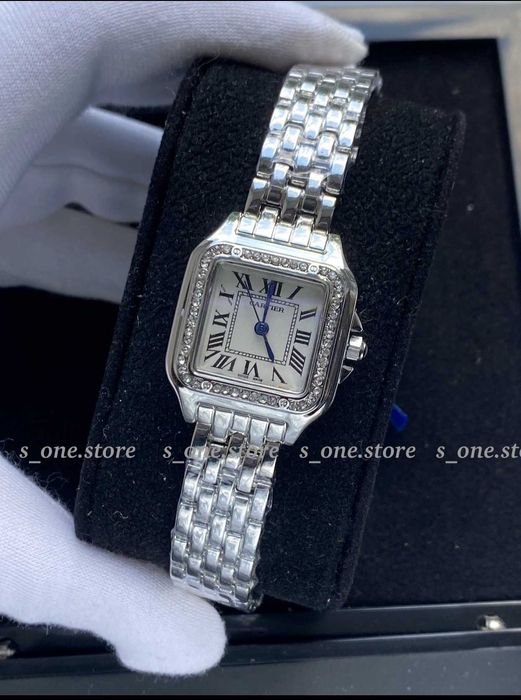Жіночий годинник картьє, женские часы Cartier Panthere mini