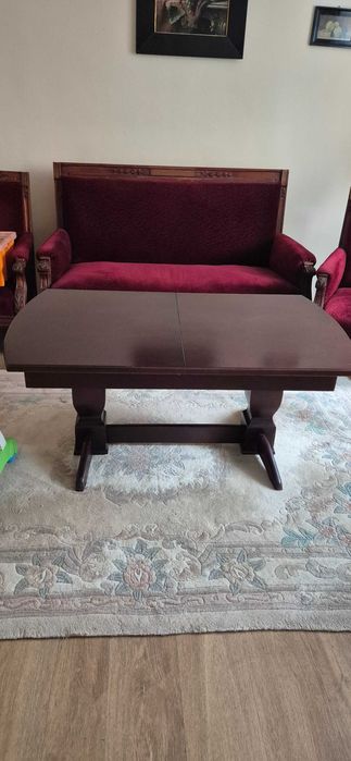 Stół regulowany drewniany