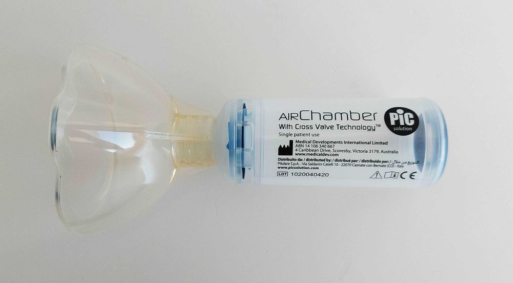 Câmara expansora antiestática com máscara Pic AirChamber